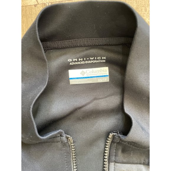 Columbia Womens Omni Wick Full Zip Jacket Lightweight Black Size XS - Picture 2 of 7